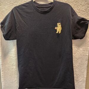 Riot Society Black Tee with Bear Graphic